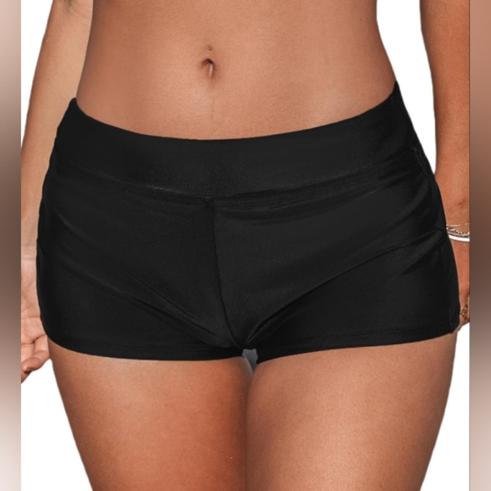 CUPSHE Women's Bikini Bathing Suit Bottom High Waisted Swimwear Full